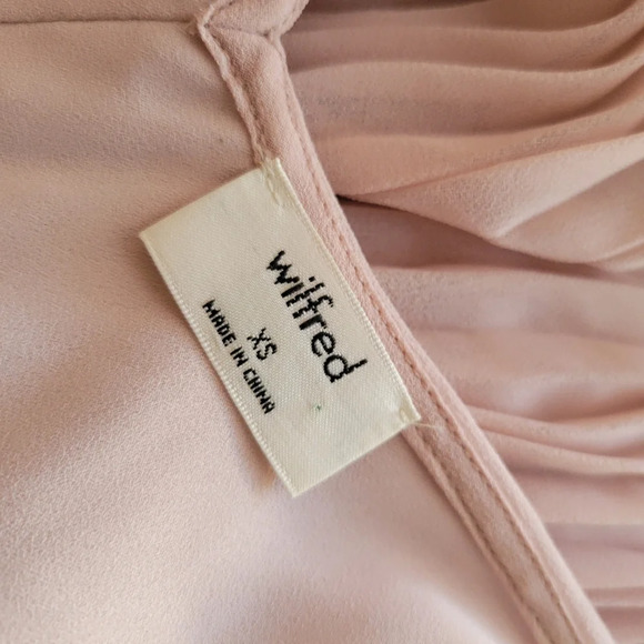 Wilfred Wrap Dress / Crossover / Pleated / Size X-Small - Picture 6 of 7